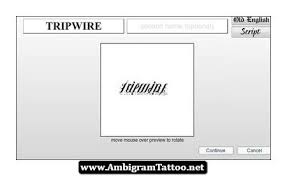 The word ambigram was coined by douglas hofstadter, an american scholar of cognitive science. Ambigram Tattoo Generator Free Elegant Arts Tattoo