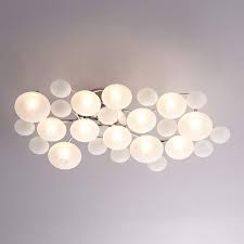 Possini Euro Lilypad 30 Wide Etched Glass Ceiling Light 20756 Lamps Plus Low Ceiling Lighting Dining Light Fixtures Ceiling Lights