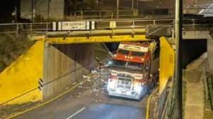 Fifth time this kind of accident has happened in recent months subscribe to wdsu on youtube now for more: Truck Driver Stuck Under Bridge In Queensland