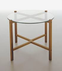 Just make sure you've always got some beautiful fresh flowers on top to draw the eye. Contemporary Side Table Kaskad Karl Andersson Glass Oak Walnut