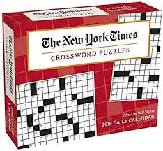 The New York Times Crossword Puzzles 2019 Day To Day Calendar The New York Times 0050837420755 Amazon Com Book Crossword Puzzles Crossword Puzzle Crossword