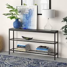 Modern Console Sofa Table 3 Tier Open Shelf Entryway Hallway Table For Living Room Multiple Colors Sizes 55 L Walmart Com In 2020 Console Table Living Room Table Furniture