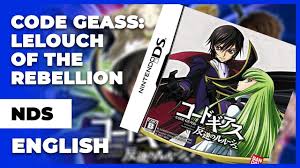 Zerochan has 8,406 code geass: Let S Try Code Geass Hangyaku No Lelouch Nintendo Ds Fantranslated Youtube