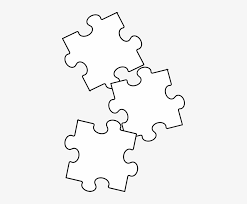 Puzzle pieces clipart black and white. Black White Puzzle Piece Clip Art Black And White Puzzle Png 408x598 Png Download Pngkit