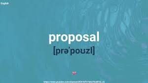 Speaker has an accent from thames valley, england. How To Pronounce Proposal Youtube