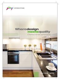 Duramax cabinets in white laminated plywood. Kitchen Fitting Catalogue