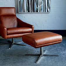 See more ideas about leather chair with ottoman, chair, leather chair. Austin Leather Swivel Armchair Ottoman Set