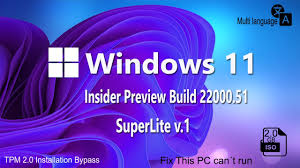 Windows 11 lite edition insider preview (10.22000.51)!! Windows 11 Pro Super Lite V 1 Build 22000 51 64 Bit Multi Lang By Tech Aarohi Armaanpc