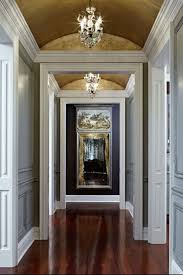 Gold Ceiling And Warm Grey Walls Barrel Ceiling Ceiling Design Gold Ceiling