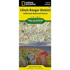 Clinch Ranger District Jefferson National Forest Trail Map 793