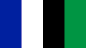 The lesotho flag is a vertical triband with in the center an enblem. Lesotho Flag Colors Country Flags Schemecolor Com