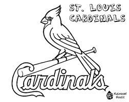 Pin By Rainbow House On Fun Stuff Baseball Coloring Pages St Louis Cardinals Cardinals Baseball