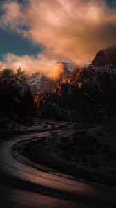Nature Mountains Road Turn Wallpapers Hd 4k Background For Android Nature Utah National Parks National Parks