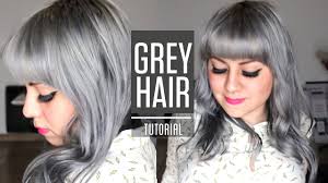 How To Get Silver Grey Hair Roux Fancifull 41 True Steel Rinse Tutorial