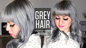 how to get silver grey hair roux fancifull 41 true steel rinse tutorial