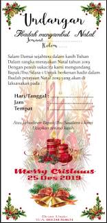 Contoh undangan natal stm (serikat tolong menolong) dalam suatu lingkungan kelurahan. Contoh Surat Undangan Natal 2019 Sample Surat Undangan