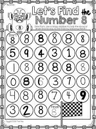Freebie All About The Number Eight Math Centers Kindergarten Kindergarten Math Activities Teaching Math