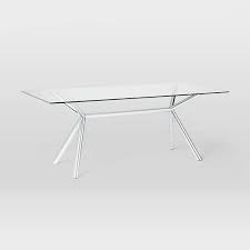 Some gate leg tables now incorporate storage opportunities, such as a set of handy drawers in which you can store cutlery. Chrome Trestle Dining Table