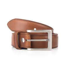 Une jolie ceinture fine sur une robe pull ? Ceinture Homme Cuir Marron Classique Made In France Jules Jenn