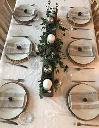 Christmas poinsettia floral 37 beaded table runner centerpiece ~ cynthia rowley. Rustic Christmas Table Centre Piece Box In 2021 Christmas Table Xmas Table Decorations Thanksgiving Table Settings Rustic