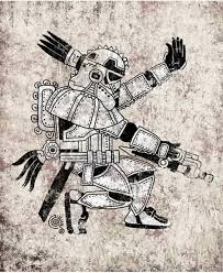 Some Cool Comic Aztec Cross Over Follow The Artist In Instagram Quetzaart Art Post Star Wars Art Star Wars Artwork Aztec Art