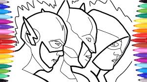 In the world of sport various competitions and championships have their own logo. Arrow Flash Batman Coloring Pages Superheroes Coloring Pages For Kids How To Draw Youtube