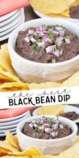 A Quick Black Bean Dip That Is Sooo Good Pureed Goodness Made Of Beans Onion Vinegar Orange Juice Cilantro Bean Dip Recipes Recipes Black Bean Dip Recipe
