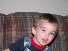 Pictures of grandchildren: Connor and Gracie