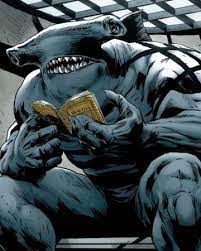 His father is chondrakha the god of all sharks, and his mother is a human woman. King Shark Nanaue Batman Wiki Fandom