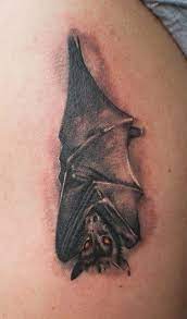Upside Down Bat Tattoo By Marvin Silva Tattoos Bat Tattoo Bats Tattoo Design Vampire Tattoo Designs