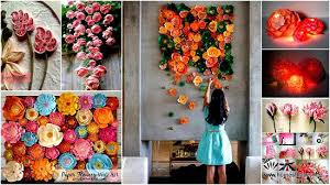 Paint some sections of wood in teal and leave others bare. 40 Diy Room Decor Ideas With Paper Diy Paper Crafts For Home Decor Cradiori