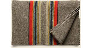 This stylish piece is inspired by the vintage camps of america and it's reversible, giving your dog two looks for the price of one! Pendleton Wool Yakima Camp Blanket Mineral Umber For Men Lyst