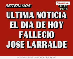 Cerca de 1000 frases de sabedoria. Ultima Noticia El Dia De Hoy Fallecio Jose Larralde Placas Rojas Tv
