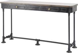 Black Metal 2 Drawer Console Table 540 00 Black Console Table Black Metal Console Table Metal Console Table