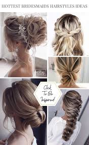 Ahead, 40 bridesmaid's hairstyles and ideas for short, long, curly, textured, straight, and wavy hair types that you'll actually want to wear to a wedding. 48 Perfect Bridesmaid Hairstyles Ideas Hair Styles Bridesmaid Hair Long Hair Wedding Styles
