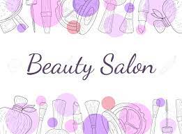 1400x1400 beauty parlour background beauty salon background stock. Beauty Salon Banner Template Cosmetics And Beauty Background Royalty Free Cliparts Vectors And Stock Illustration Image 121316483