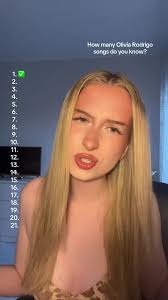 How Many Olivia Rodrigo Songs Do You Know