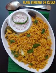 Kuska Plain Biriyani How To Make Restaurant Style Plain Biriyani Kitchen Kathukutty Plain Biryani Rice Recipe Indian Food Recipes Vegetarian Food