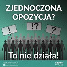 Znalezione obrazy dla zapytania zjednoczona opozycja grafiki