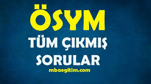 Mantık çıkmış sorular ve çözümleri üzerine 11 yorum. Gecmis Yillarda Cikmis Universite Sinavi Sorulari Osym 1999 2021