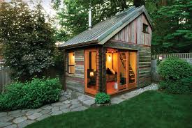 Half of its square footage is indoors, while the remaining 86 square feet is an outdoor covered patio for a kitchen. Backyard House Small Backyard Guest House With Bathroom