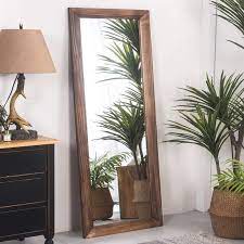 Potterybarn.com has been visited by 100k+ users in the past month Buy Rhf Full Length Mirror Tall Floor Mirror Large Full Body Mirror Wall Mirror Rustic Wood Framed Vertical And Horizontal Standing Hanging Or Leaning Against Wall Farmhouse Chic Decor 63 Brown Online