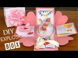 These creative cards are a fun and innovative way to personalize a birthday gift, an anniversary gift, or even boxes for wedding favors. Diy Explosion Box For Birthday Explosion Box Tutorial For Beginners Easy Tutorial Youtu Explosion Box Tutorial Birthday Explosion Box Birthday Card Craft