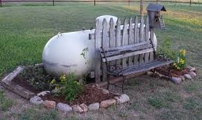 How To Dress Up A Butane Tank Propane Tank Art Propane Tank Cover Backyard Landscaping