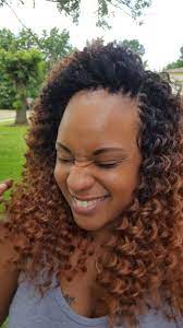 Crochet Braids With Freetress Deep Twist Ombre Done By Majesti B Hairbymajestib Crochet Hair Styles Braided Hairstyles Crochet Braids Hairstyles