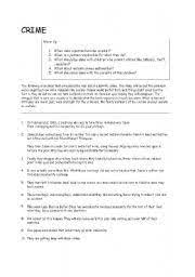 Persuasive arguments and answer the court's questions. Crime You Be The Judge Esl Worksheet By Paulade