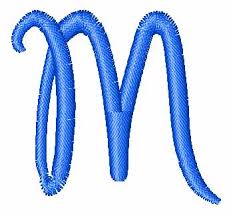 1,.75,.5 · $5.00 · us states · $5.00. Text And Shapes Embroidery Design Disney Letter M From Concord Collections