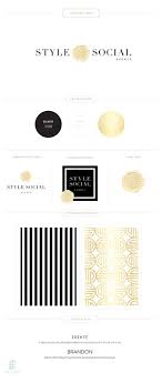 Black And White Brand Identity Style Social Brand Design By Emily Mccarthy Branding Design Graphic Design Branding Branding Design Inspiration