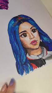 Drawing Evie from Descendants