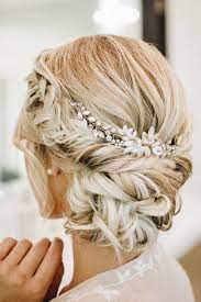 42 Gorgeous Wedding Hairstyles Elegant Updo Hairstyle Wedding Hairstyle Classic Unique Weddi Bohemian Wedding Hair Wedding Hair Pieces Classic Wedding Hair